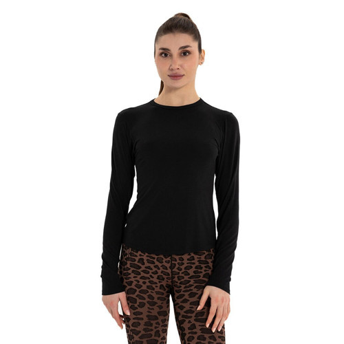 Uzun Kollu Basic Modal Yoga T-Shirt