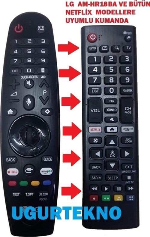 LG LED Tv Sihirli kumanda-  8 AN-MR650A-YEDEK kumanda-  8