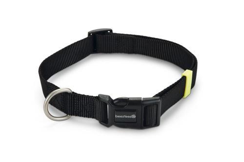 Köpek Boyun Tasması, Siyah, 48-70cm, 25mm