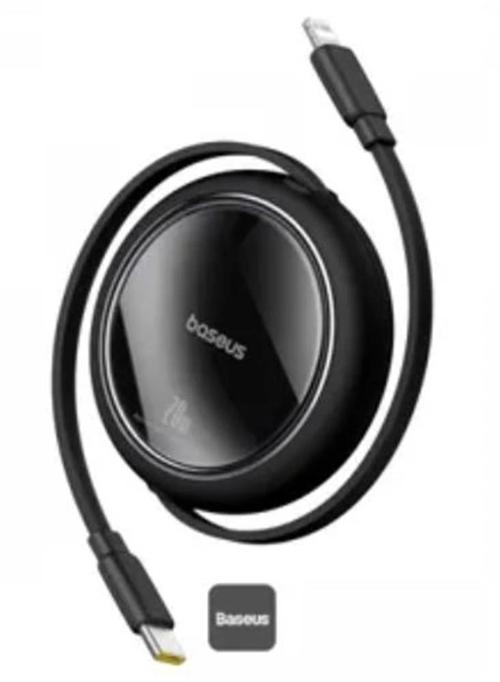 P10364501111-00 Free2Pull Makaralı Şarj Kablosu USB-C-Lightning 20W 1m