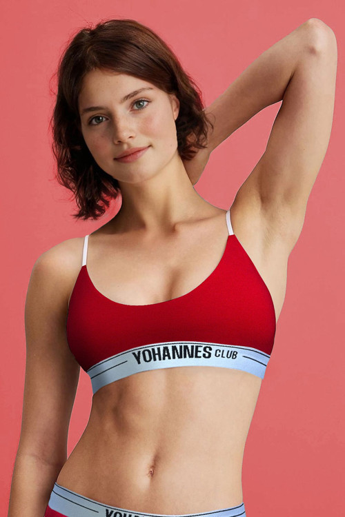 Kadın, Bralet Sütyen, Tekli, KIRMIZI