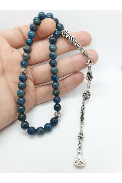 Apatit Doğal Taş tesbih 8 mm