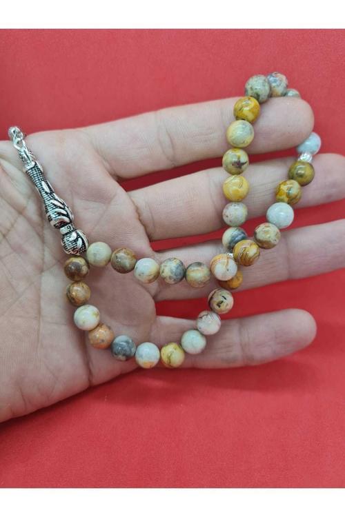Jasper Doğal Taş Tesbih 8 MM