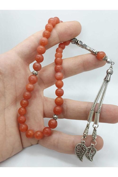 Orijinal 8mm Mat Yemen Akik Tesbih