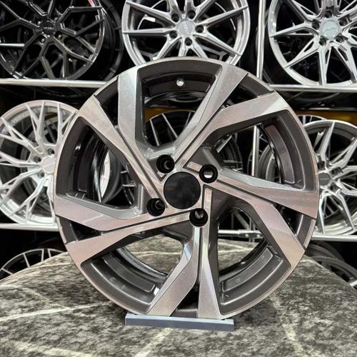 17 inç 4x100 Clio Rs Gun Metal Elmas Kesim Jant Modeli (4 Adet)