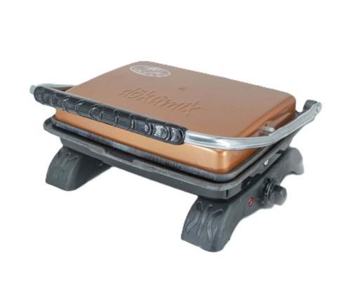 Demir Döküm Rose Gold 1800 Watt 4-6 Dilim Ev-Sanayi-Büfe Tipi Tost Makinası ve Izgara