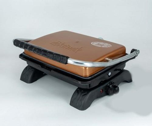 Elis Concept & Dökümix Demir Döküm Granit Rose 1800 Watt  4-6 Dilim Ev-Sanayi-Büfe Tipi Tost Makinas