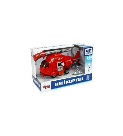 Oyuncak Sesli Ve Pilli Kurtarma Helikopter 1:20 WY760D