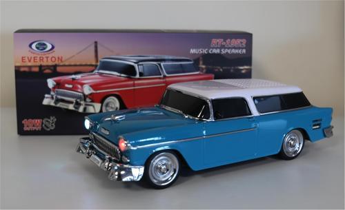 Mavi Bluetooth Fm-Usb-Tf-Aux Şarjlı Nostaljik Radyo Rt-1952