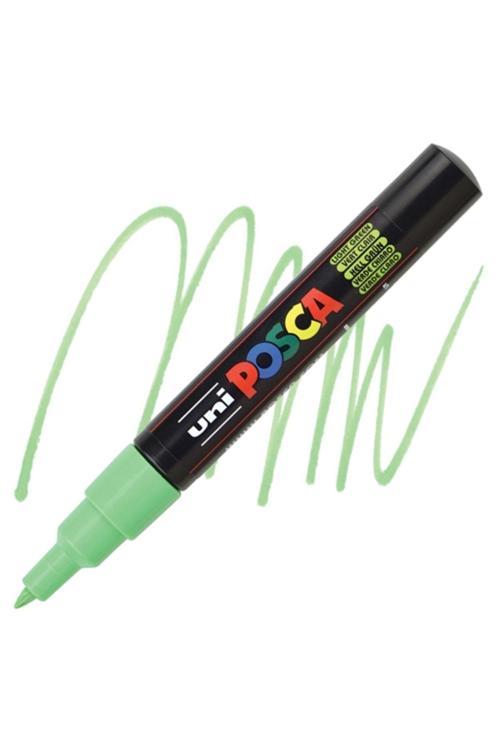 Posca 0.7 Su Bazlı Poster Boyama Kalemi Markörü Açık Yeşil N Pc-1M (6 Lı Paket)