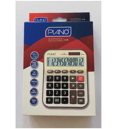 12 Hane Hesap Makinesi A8 0000949 (Karışık Renk 1 Adet)