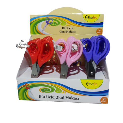 Okul Makası Küt Uçlu 13,5 Cm Bfx-Sa6850