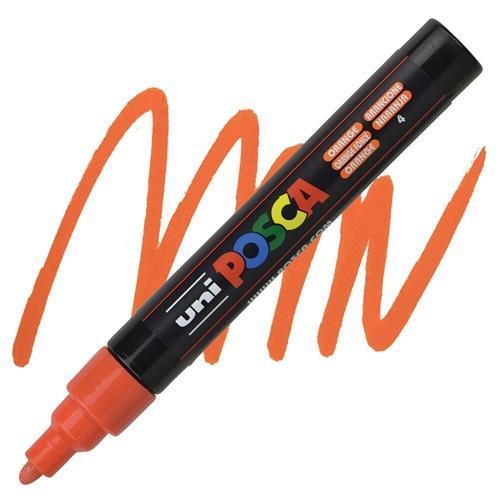 Posca 1.8-2.5 Su Bazli Poster Boyama Kalemi Markörü Turuncu Pc-5M (6 Lı Paket)