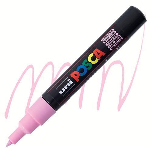 Posca 0.7 Su Bazlı Boyama Kalemi Markörü Açık Pembe N Pc-1M (6 Lı Paket)