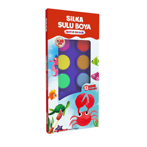 Sulu Boya 12 Renk 28 Mm Art.411
