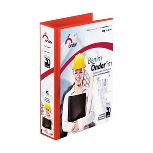 Sunum Klasörü 2 Halkalı 70 Mm A4 Kırmızı 2007-2