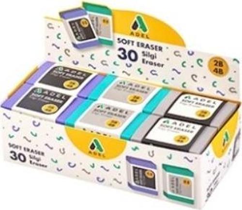 Silgi Soft Eraser 30 Lu 2B-4B 227 0000 008 (1 Paket 30 Adet)