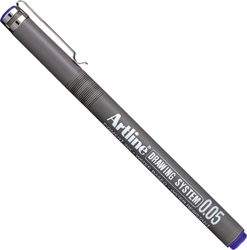 Ek-2305 Drawing System Çizim Kalemi 0,05 Mm Mavi (12 Li Kutu)