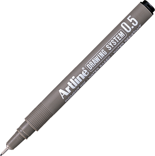 Ek-235 Drawing System Çizim Kalemi 0.5 Mm Siyah (12 Li Kutu)