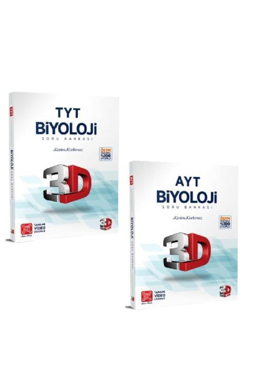 3D Yayınları 3D Tyt-Ayt Biyoloji Soru Bankası Seti