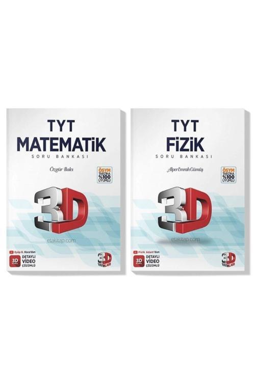 3D Yayınları 3D 2022 Tyt Matematik Fizik Soru Bankası Seti (2 Kitap)