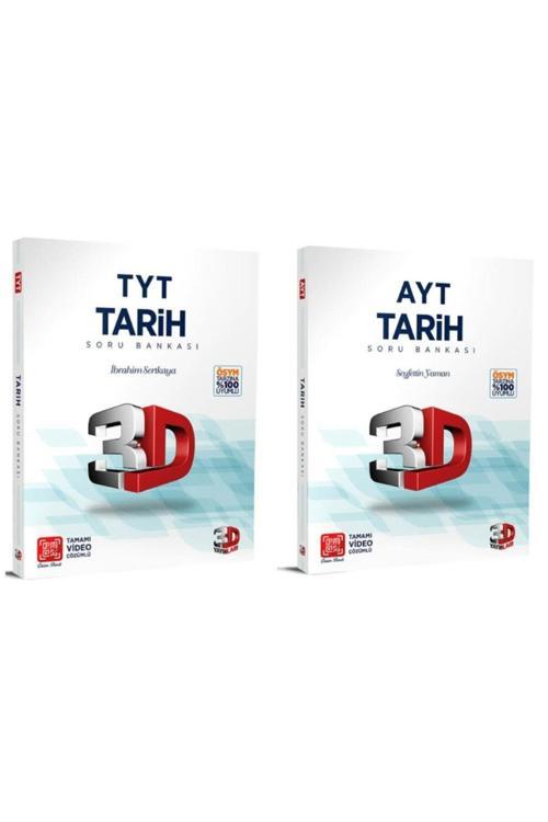 3D Yayınları Tyt Tarih + Ayt Tarih Soru Bankası