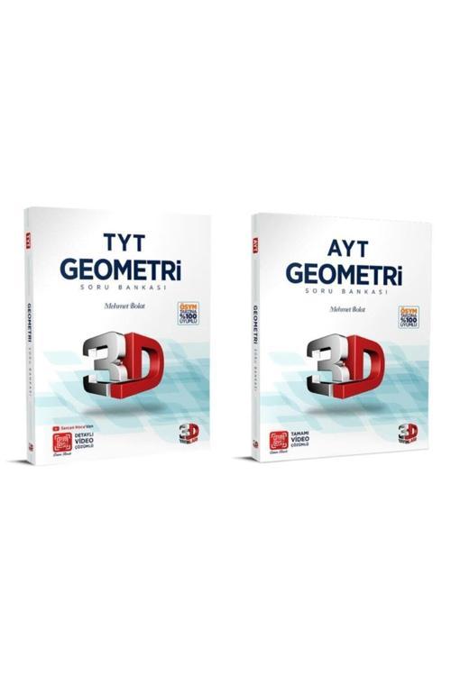 3D Yayınları Tyt Geometri + Ayt Geometri Soru Bankası