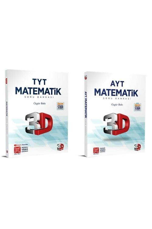 3D Yayınları Tyt Matematik Soru + Ayt Matematik Soru Bankası 2021