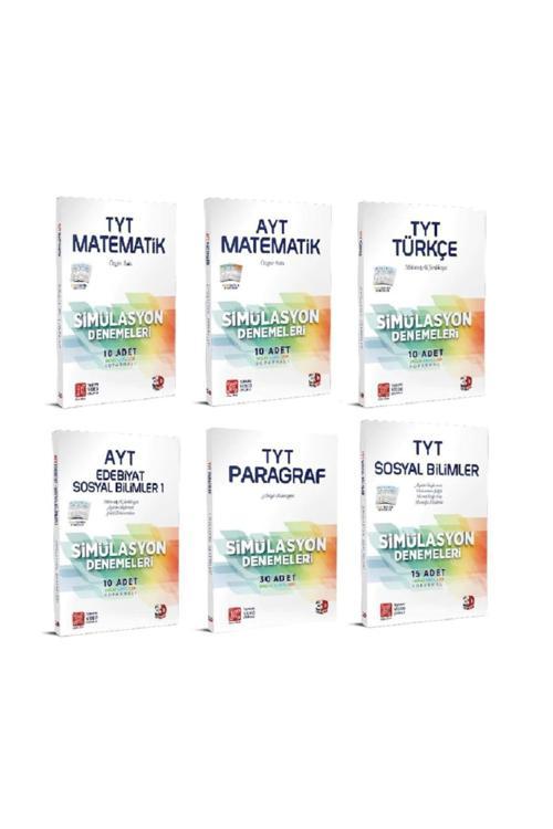 3D Yayınları Tyt Ayt Eşit Ağırlık Simülasyon Denemeleri (6 Kitap)