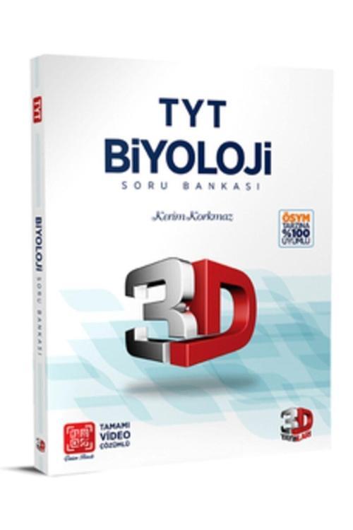 3D Yayınları Tyt Biyoloji Soru Bankası 2021 Güncel