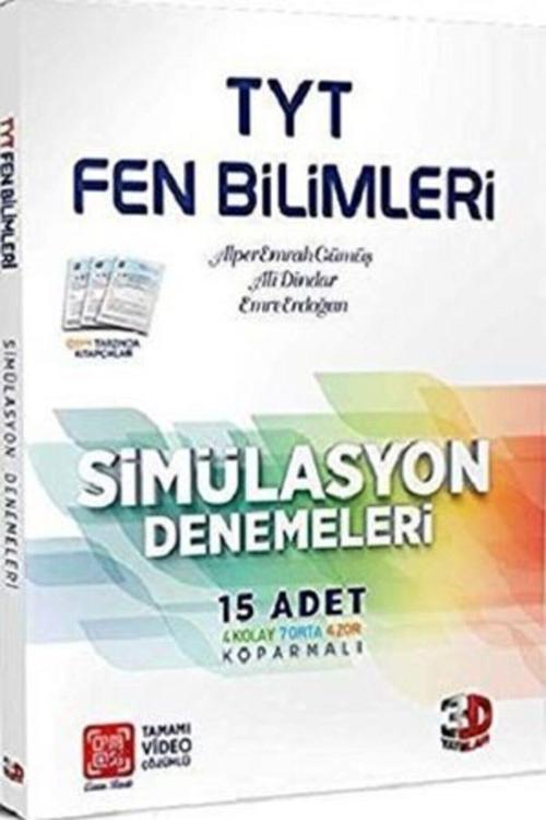 3D Yayınları Tyt Fen Bilimleri Simülasyon 15'Li Denemeleri