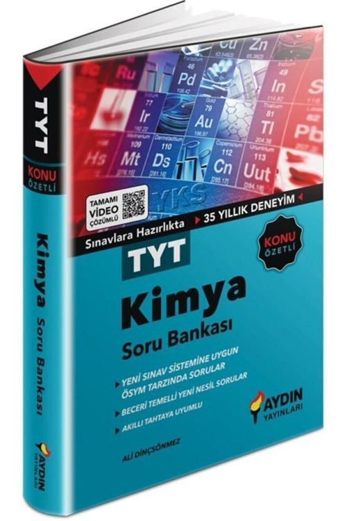 Aydın Yayınları Tyt Kimya Konu Özetli Soru Bankası Tamamı Video Çözümlü
