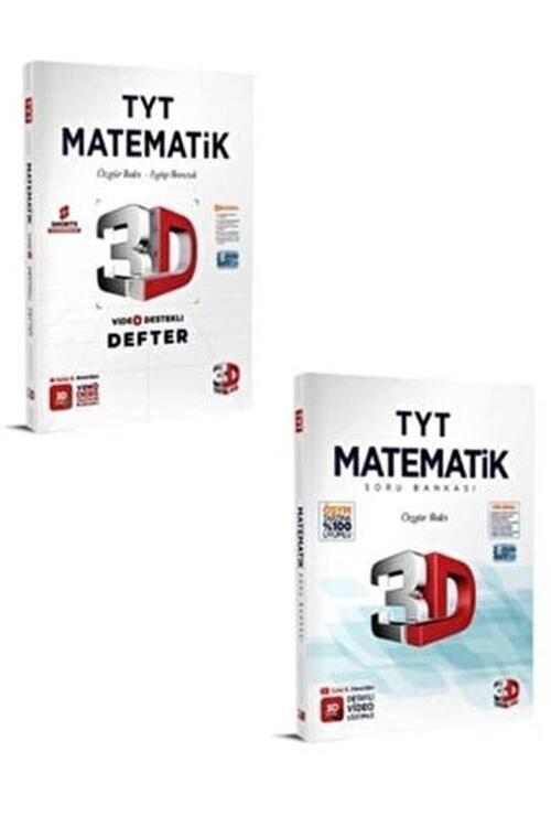 3D Yayınları 2023 Tyt Matematik Video Destekli Defter Ve Soru Bankası Video Çözümlü Yeni 2 Kitap