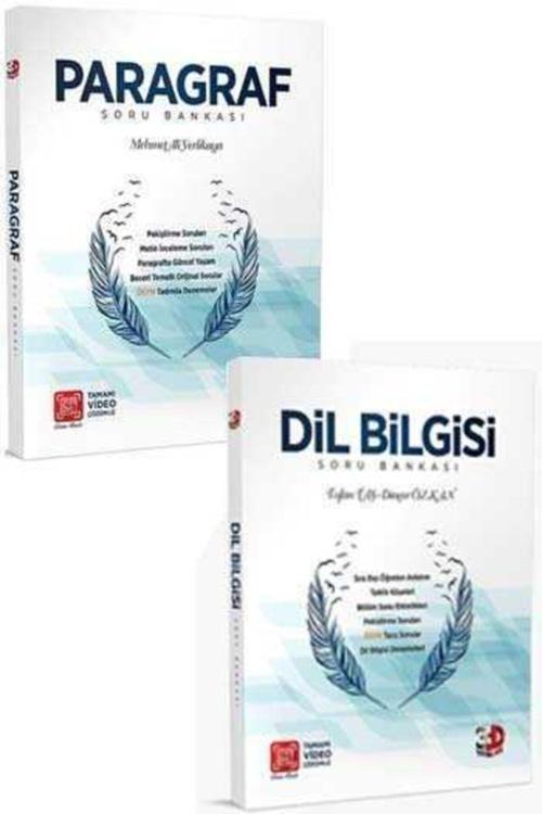 3D Yayınları Paragraf-Dil Bilgisi Tamamı Video Çözümlü Soru Bankası Seti 2020 2021