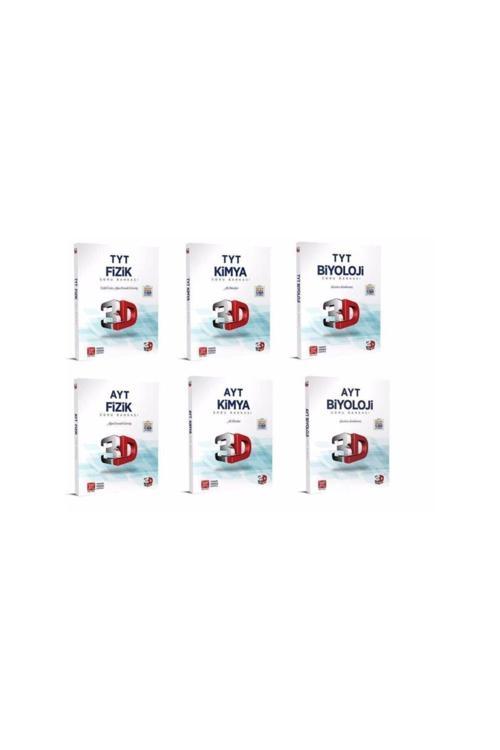 3D Yayınları Tyt + Ayt Fizik, Kimya, Biyoloji Soru Bankaları