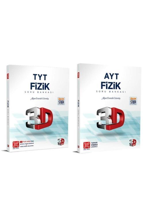 3D Yayınları Tyt Fizik Ayt Fizik Soru Bankası Seti 2023 Model Hologramlı Baskı