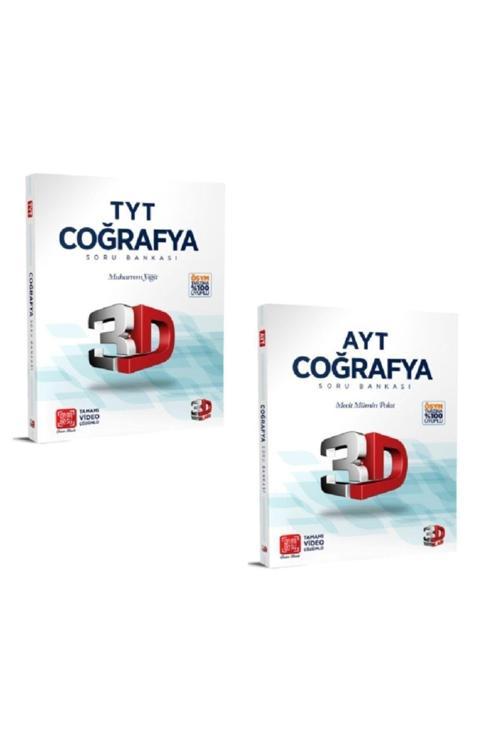 3D Yayınları 3D Tyt-Ayt Coğrafya Soru Bankası Seti