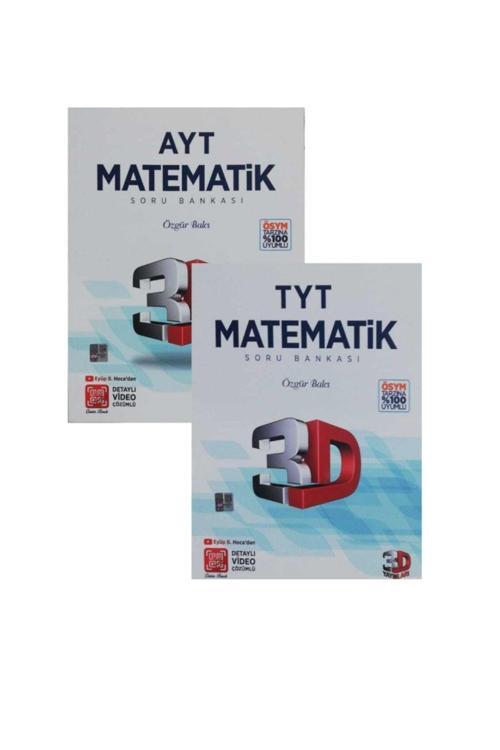 3D Yayınları Tyt+Ayt Matematik Soru Bankası 2'Li Set-2021-