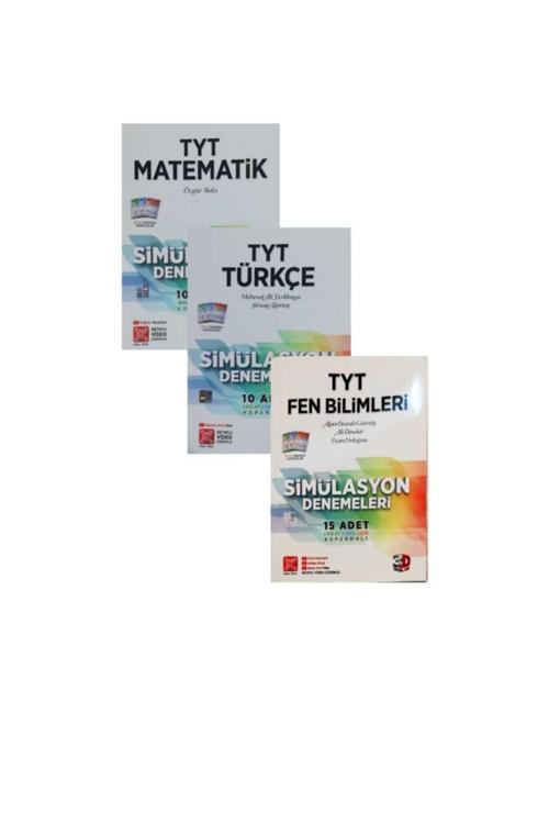 3D Yayınları Tyt Türkçe+Matematik+Fen Bilimleri Deneme Set-2021-