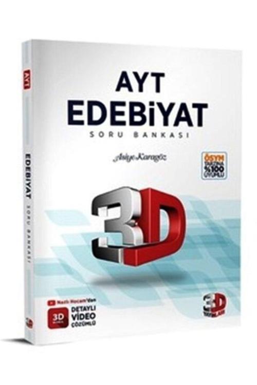 3D Yayınları 404 3D 2022 Ayt Edebiyat Tamamı Video Çözümlü Soru Bankası (Mstzn)