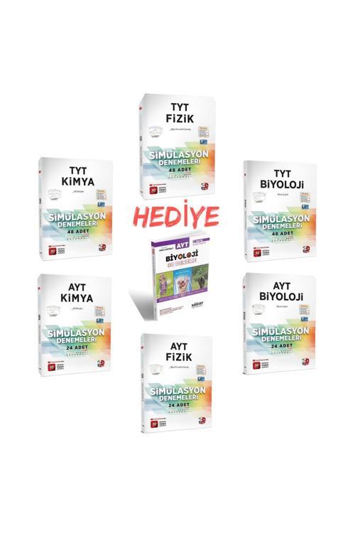 3D Yayınları 3D Tyt Ayt Fizik Kimya Biyoloji Deneme Seti (Hediyeli)
