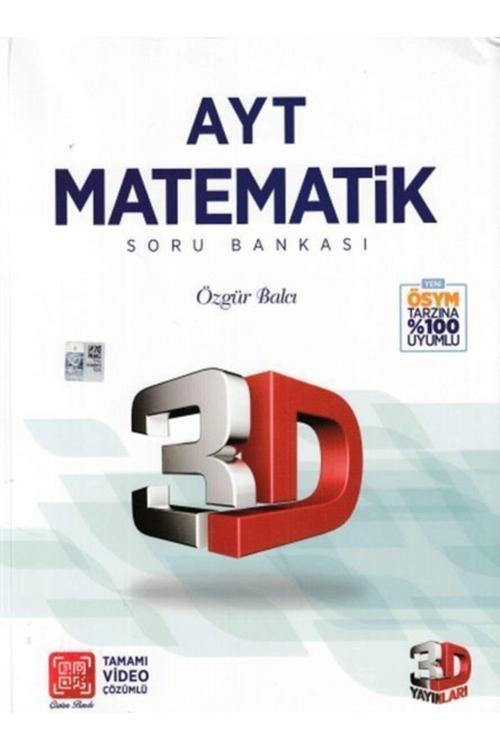 3D Yayınları 3D Ayt Matematik 2023 Model Hologramlı Baskı Tamamı Video Çözümlü Soru Bankası Yeni