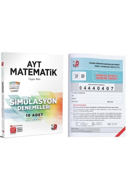 3D Yayınları Tamamı Video Çözümlü Ayt Matematik Simülasyon Denemeleri 10'Lu+ Tg Deneme