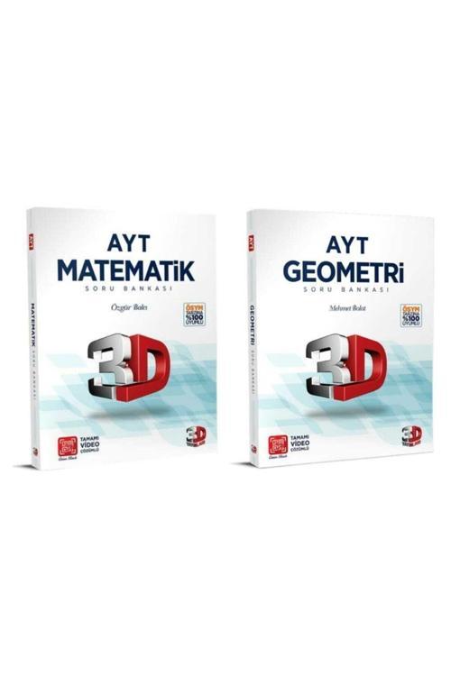 3D Yayınları 3D Ayt Matematik Geometri 2'Li Set