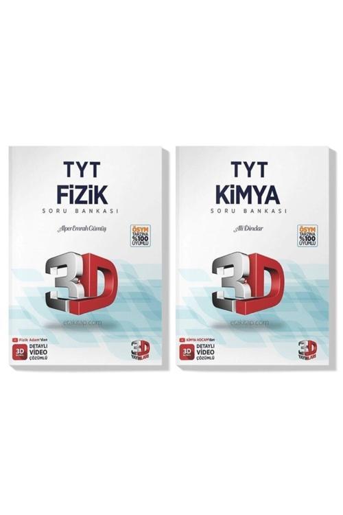 3D Yayınları 3D 2022 Tyt Fizik Kimya Soru Bankası Seti (2 Kitap)