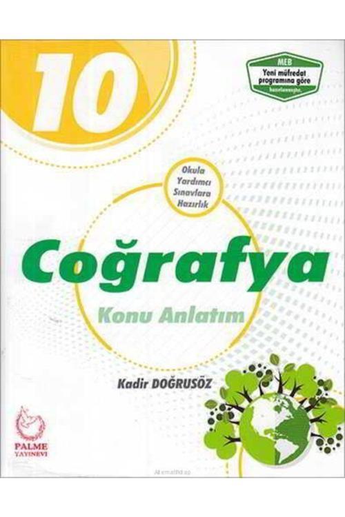 Palme Yayınları Palme - 10.Sınıf Coğrafya Konu Kitabı Yeni 2019