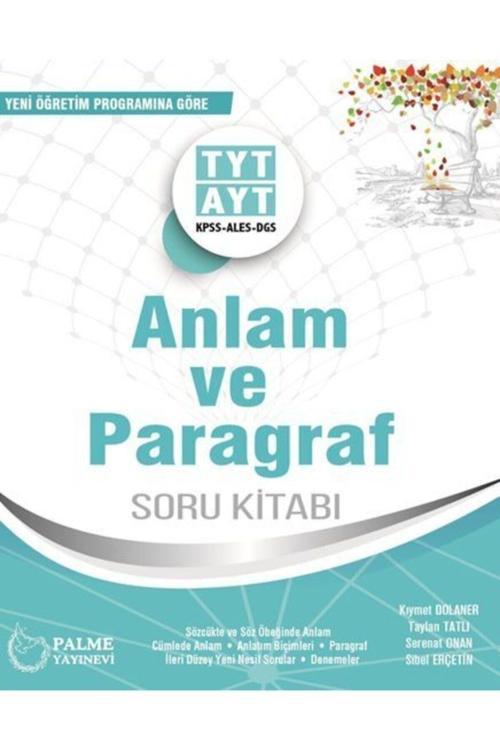 Palme Yayınları Anlam Ve Paragraf Soru Bankası