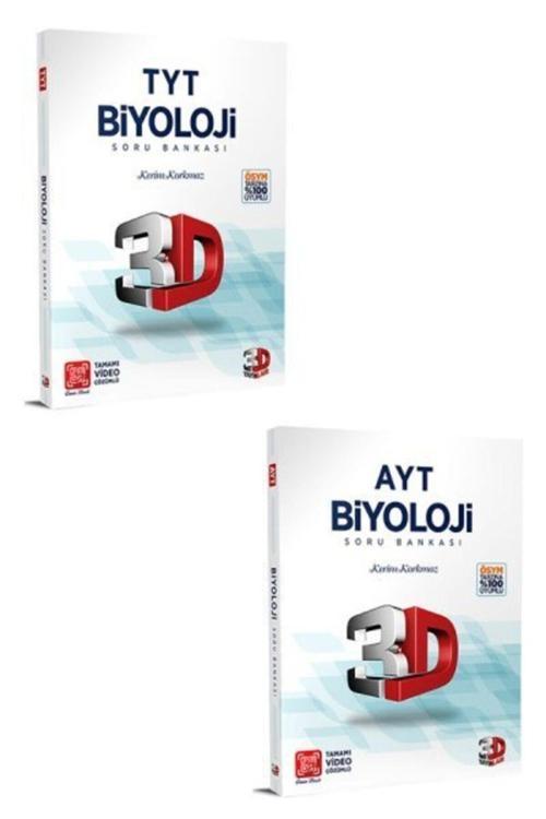 3D Yayınları Tyt + Ayt Biyoloji Soru Bankası