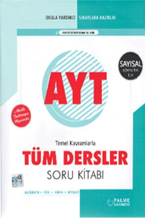 Palme Yayınları Ayt Tüm Dersler Soru Kitabı ( Sayısal Öğr.İçin ) Plme - P52