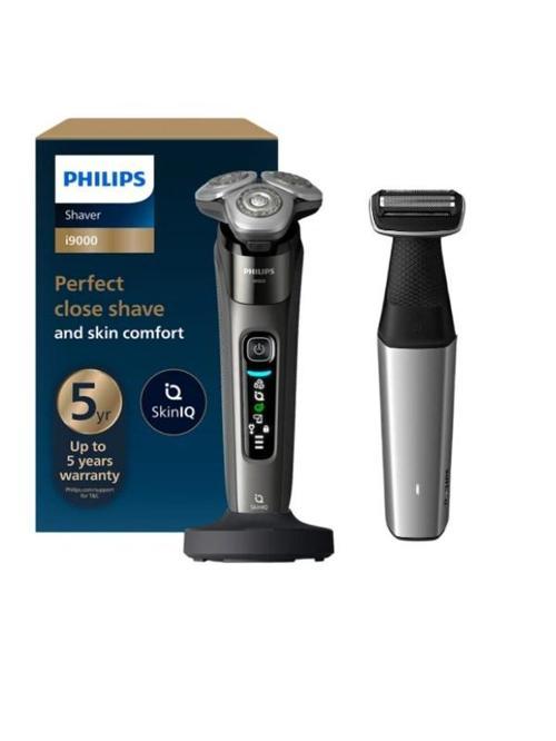 SkinIQ X9002/30 Islak Kuru Tıraş Makinesi, BG5021/16 Vücut Tıraş Makinesi 2'li Avantaj Set